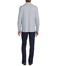 Hart Schaffner Marx State Street Essentials Albini 4FLEX Long Sleeve Geo Printed Coat Front Shirt