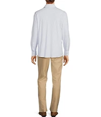 Hart Schaffner Marx State Street Essentials Albini 4FLEX Long Sleeve Printed Coat Front Shirt