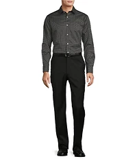 Hart Schaffner Marx State Street Essentials Long Sleeve Geo Print Coatfront Shirt