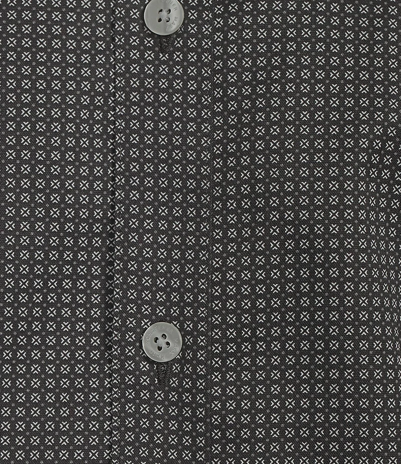 Hart Schaffner Marx State Street Essentials Long Sleeve Geo Print Coatfront Shirt