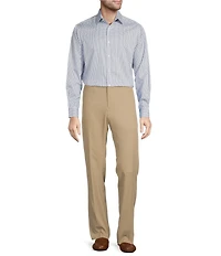 Hart Schaffner Marx State Street Essentials Long Sleeve Spread Collar Checkered Sport Shirt
