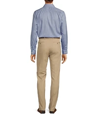 Hart Schaffner Marx State Street Essentials Long Sleeve Spread Collar Non-Iron Houndstooth Sport Shirt