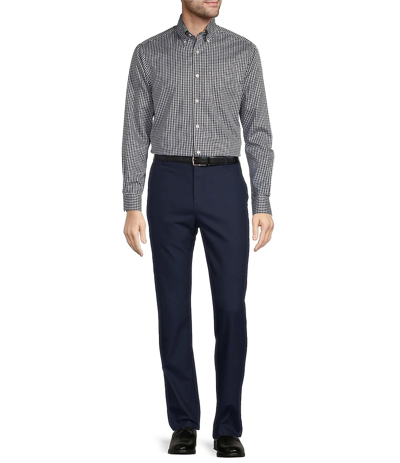 Hart Schaffner Marx State Street Essentials Medium Checked Button-Down Collar Sportshirt