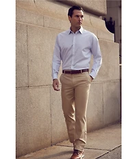 Hart Schaffner Marx State Street Essentials Mini Checked Spread Collar Sportshirt