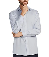 Hart Schaffner Marx State Street Essentials Mini Checked Spread Collar Sportshirt