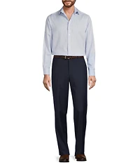 Hart Schaffner Marx State Street Essentials Mini Checked Spread Collar Sportshirt