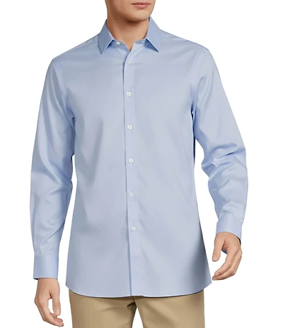 Hart Schaffner Marx State Street Essentials Solid Spread Collar Sportshirt