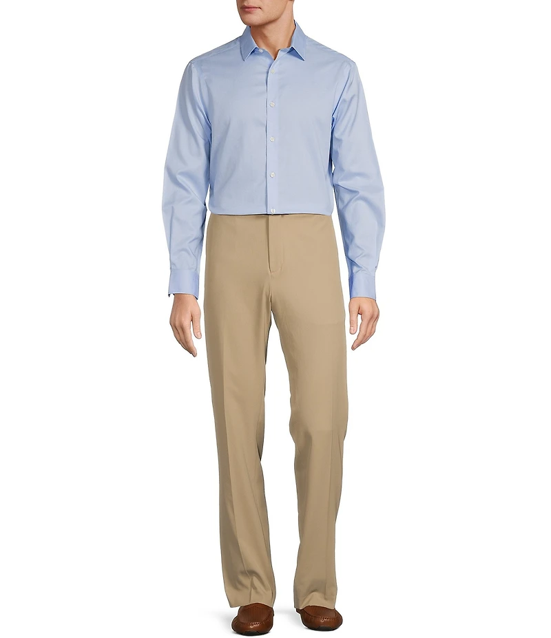 Hart Schaffner Marx State Street Essentials Solid Spread Collar Sportshirt