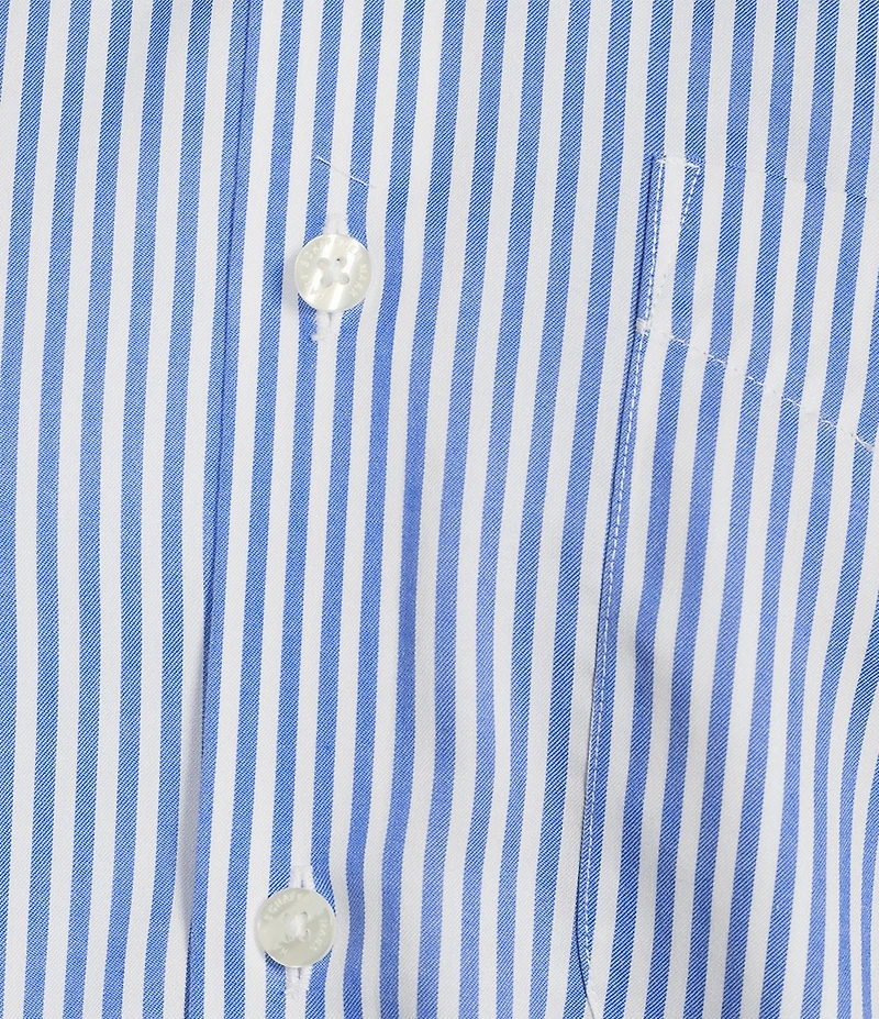 Hart Schaffner Marx State Street Essentials Striped Button-Down Collar Sportshirt