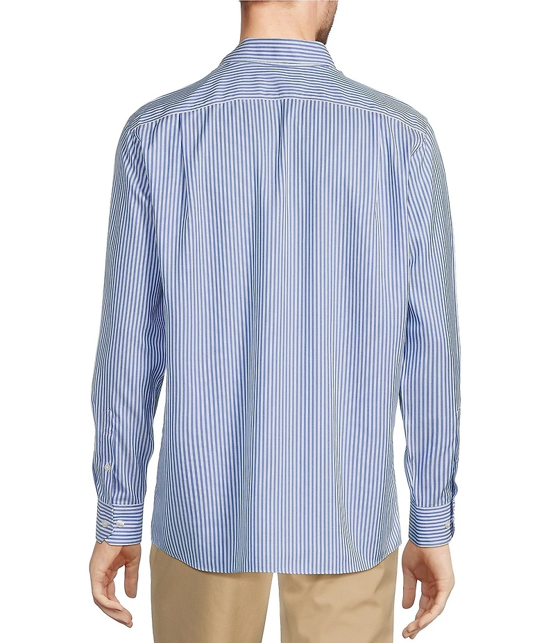 Hart Schaffner Marx State Street Essentials Striped Button-Down Collar Sportshirt