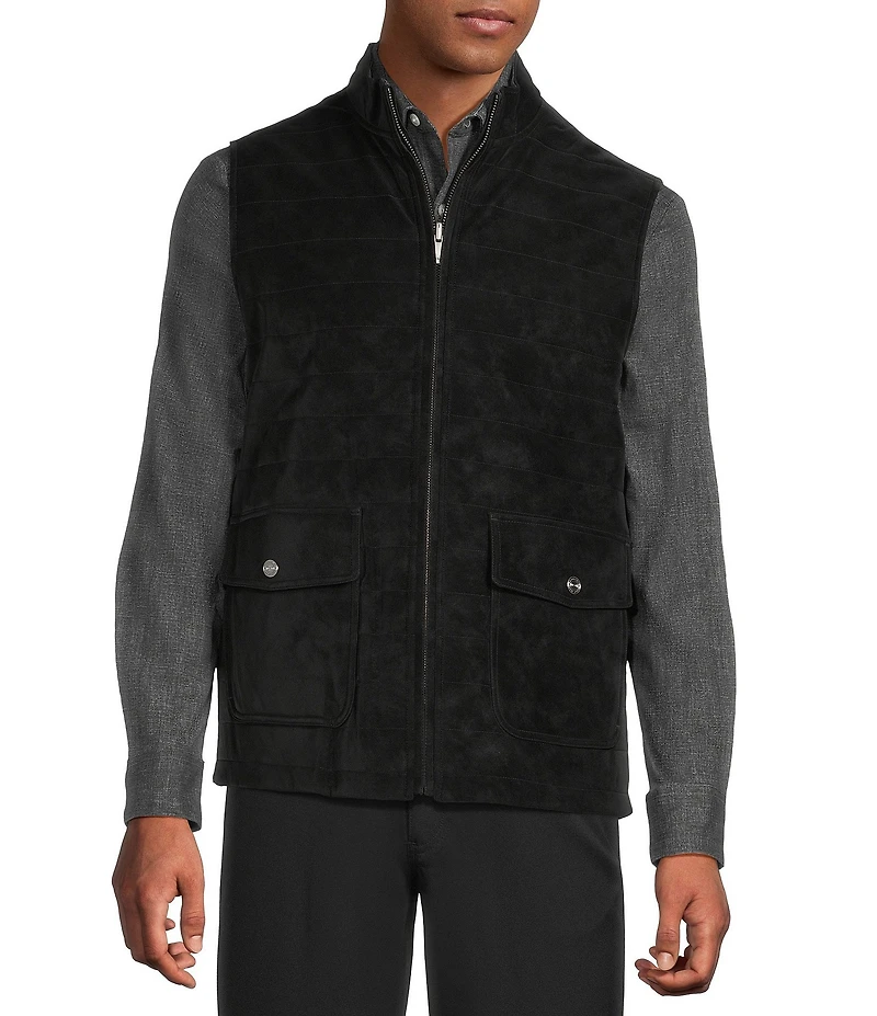 Hart Schaffner Marx Suede Reversible Vest