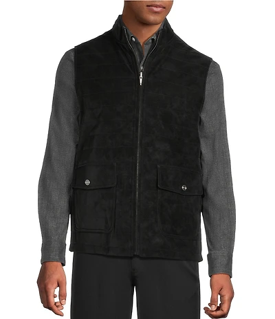 Hart Schaffner Marx Suede Reversible Vest