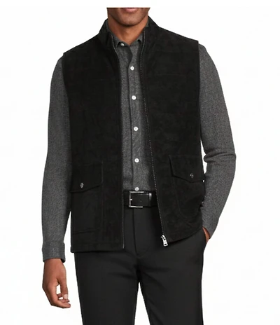 Hart Schaffner Marx Suede Reversible Vest