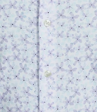 Hart Schaffner Marx The Blueprint Collection Short Sleeve Stipple Floral Print Shirt
