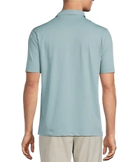 Hart Schaffner Marx Luxury Performance The Driver Short Sleeve Solid Textured Polo