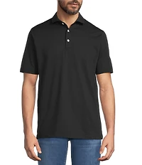 Hart Schaffner Marx The Driver Luxury Performance Short Sleeve Solid Textured Polo