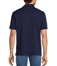 Hart Schaffner Marx The Driver Luxury Performance Short Sleeve Solid Textured Polo