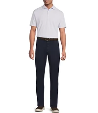 Hart Schaffner Marx The Driver Luxury Performance Short Sleeve Solid Textured Polo