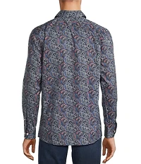 Hart Schaffner Marx The Mr. Classic Collection Long Sleeve Floral Paisley Coatfront