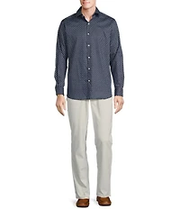 Hart Schaffner Marx The Mr. Classic Collection Long Sleeve Medallion Coatfront Shirt