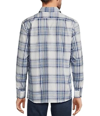 Hart Schaffner Marx The Mr. Classic Collection Long Sleeve Plaid Coatfront Shirt