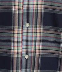 Hart Schaffner Marx The Mr. Classic Collection Long Sleeve Plaid Coatfront Shirt