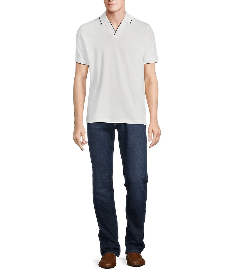 Hart Schaffner Marx The Mr. Classic Collection Short Sleeve Pique Shirt