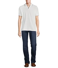 Hart Schaffner Marx The Mr. Classic Collection Short Sleeve Pique Shirt