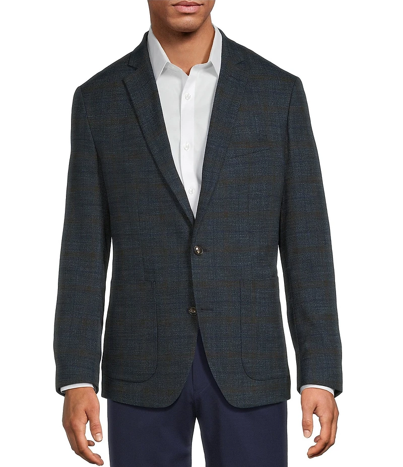 Hart Schaffner Marx The Reserve Collection HartFlex Texture Plaid Blazer