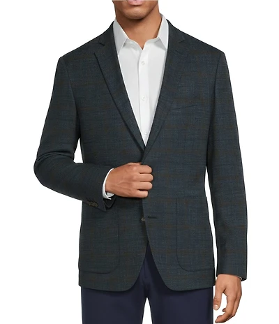 Hart Schaffner Marx The Reserve Collection HartFlex Texture Plaid Blazer
