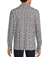 Hart Schaffner Marx The Reserve Collection Long Sleeve 4FLEX Floral Sport Shirt