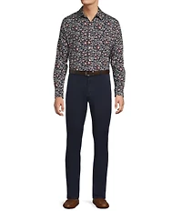 Hart Schaffner Marx The Reserve Collection Long Sleeve 4FLEX Large Floral Sport Shirt