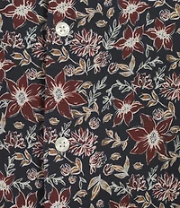 Hart Schaffner Marx The Reserve Collection Long Sleeve 4FLEX Large Floral Sport Shirt
