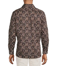 Hart Schaffner Marx The Reserve Collection Long Sleeve Spread Collar Paisley Sport Shirt