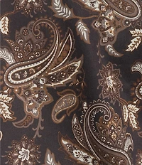 Hart Schaffner Marx The Reserve Collection Long Sleeve Spread Collar Paisley Sport Shirt