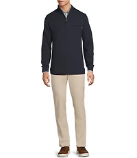 Hart Schaffner Marx The Reserve Collection Textured Quarter-Zip