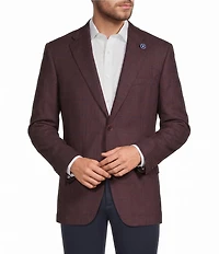 Hart Schaffner New York Modern Fit Windowpane Plaid Sport Jacket