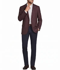 Hart Schaffner New York Modern Fit Windowpane Plaid Sport Jacket