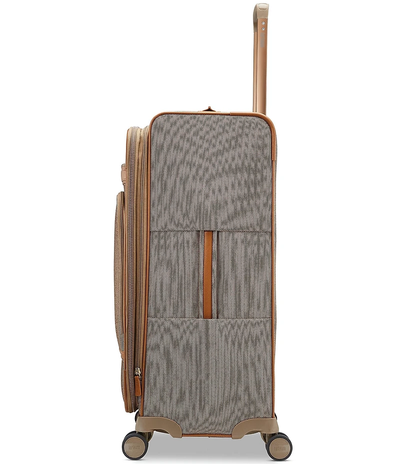 Hartmann Herringbone Deluxe Large Expandable Spinner Suitcase