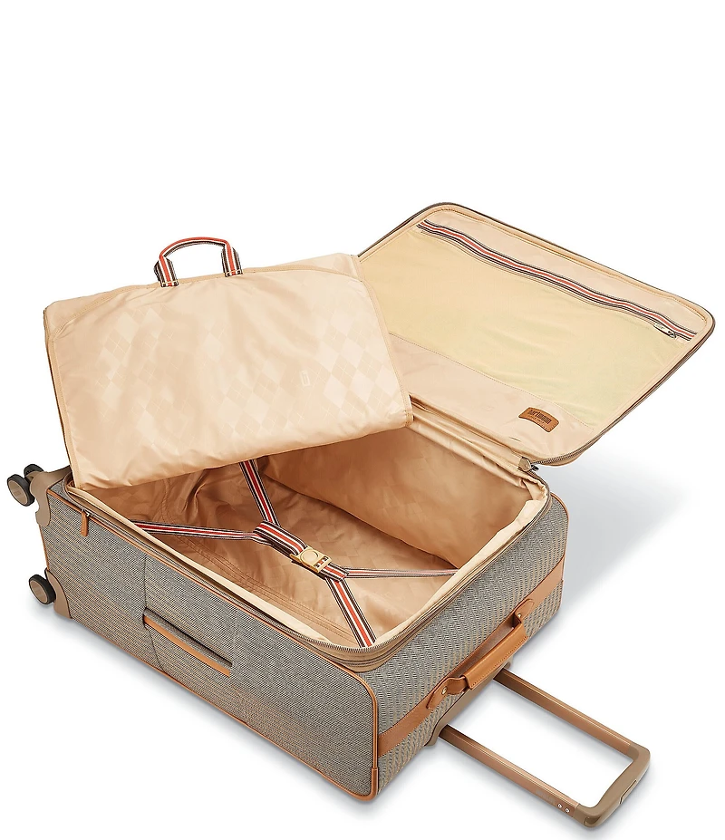 Hartmann Herringbone Deluxe Large Expandable Spinner Suitcase