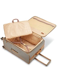 Hartmann Herringbone Deluxe Large Expandable Spinner Suitcase