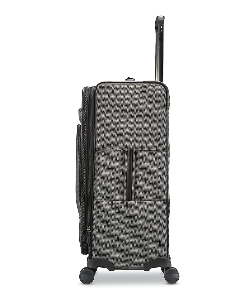 Hartmann Herringbone Deluxe Large Expandable Spinner Suitcase