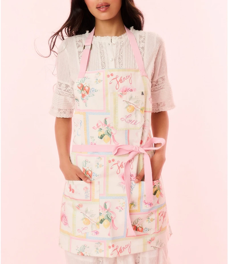 Hedley & Bennett x LoveShackFancy Mercado del Sol Cropped Essential Apron