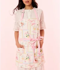 Hedley & Bennett x LoveShackFancy Mercado del Sol Cropped Essential Apron
