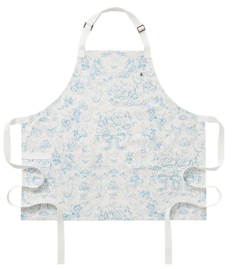 Hedley & Bennett x LoveShackFancy Toscana Toile Cropped Essential Apron