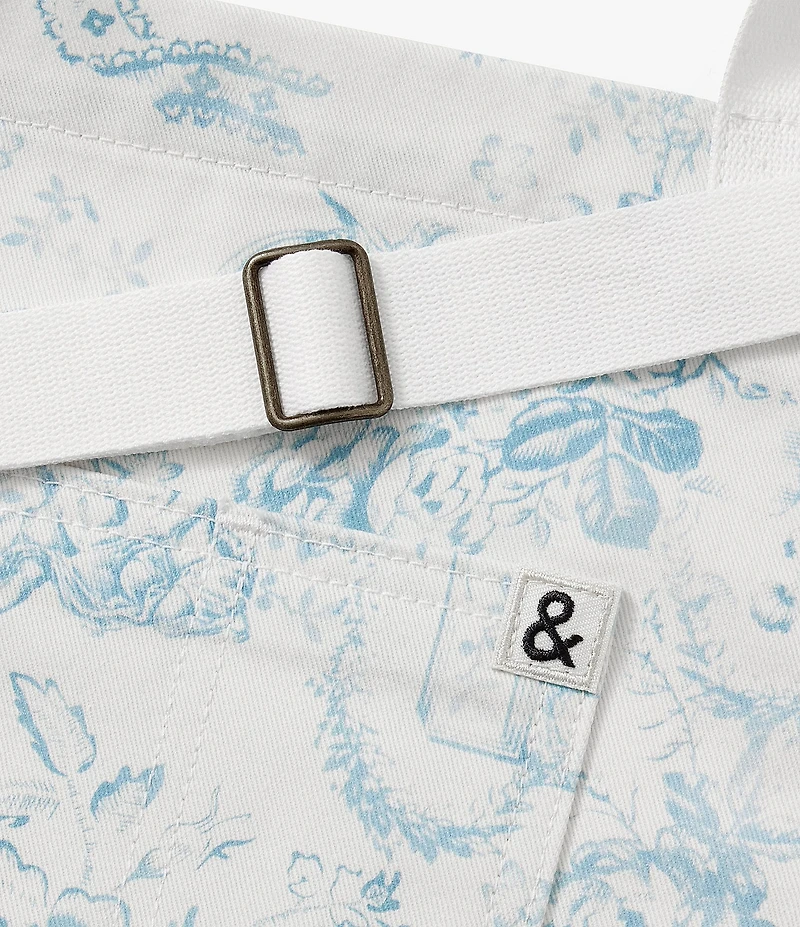 Hedley & Bennett x LoveShackFancy Toscana Toile Cropped Essential Apron