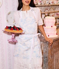 Hedley & Bennett x LoveShackFancy Toscana Toile Cropped Essential Apron