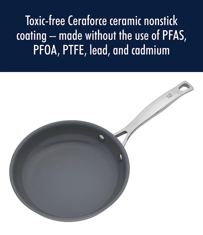 Henckels Clad H3 2-Piece Ceramic Nonstick Frying Pan Set