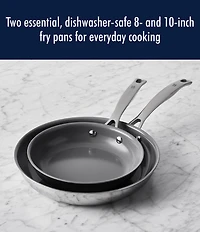 Henckels Clad H3 2-Piece Ceramic Nonstick Frying Pan Set