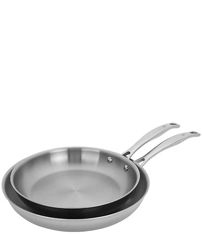 Henckels Clad H3 2-Piece Stainless Steel Fry Pan Set